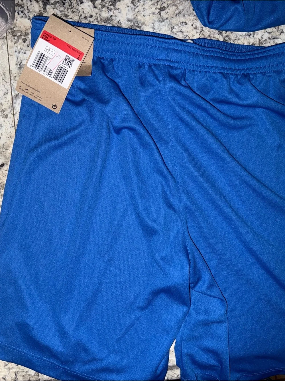 Nike Royal Blue Kids Athletic Shorts